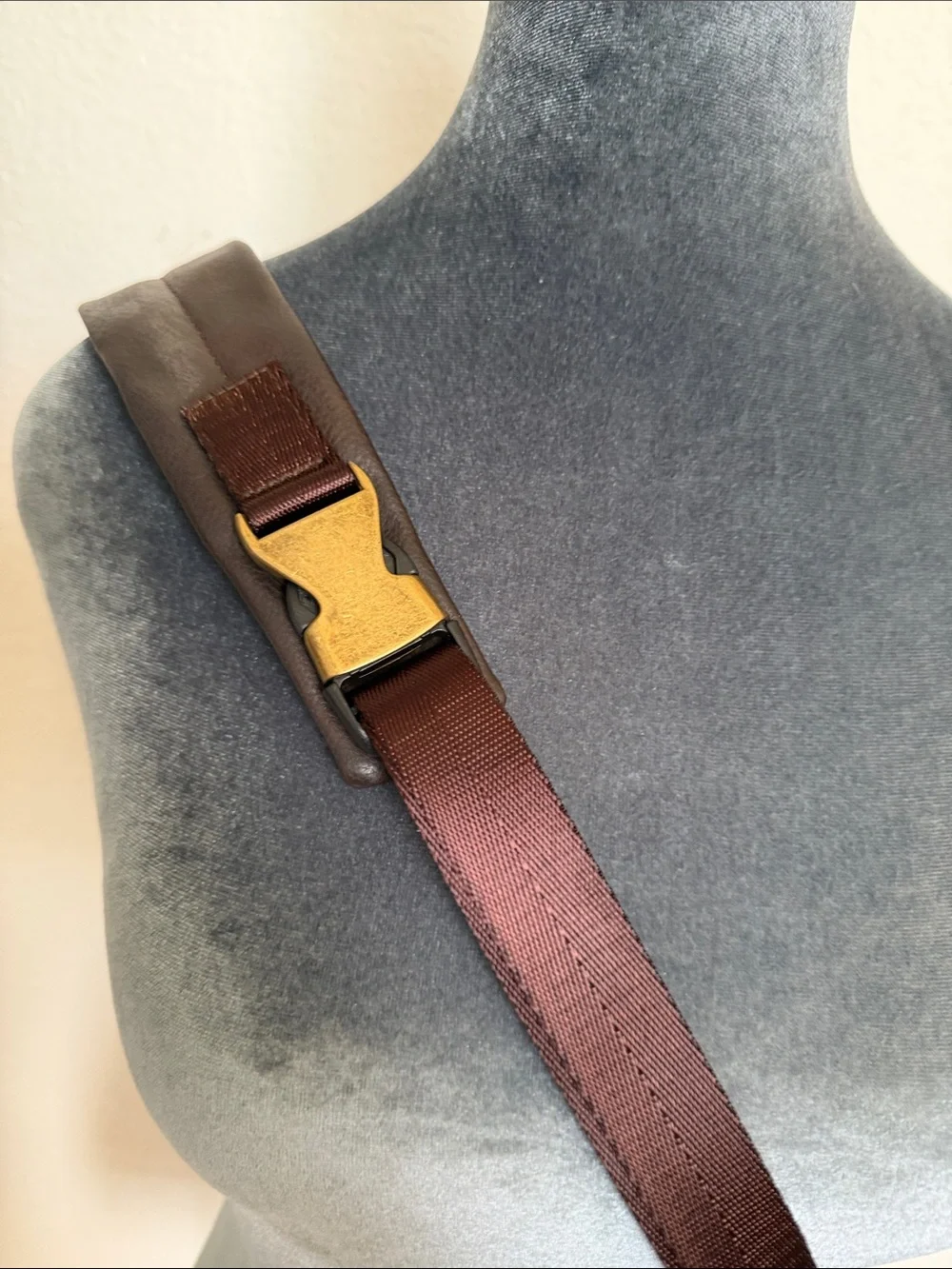 Uniqlo Japan Classic Brown Large Leather Crossbody Bag - Men